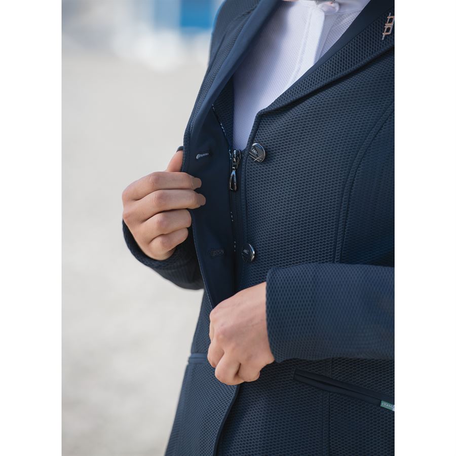 AA Alessandro Albanese Motion Lite Show Jacket - Navy - The Tack Shoppe