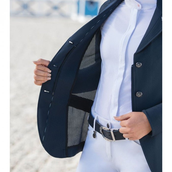 AA Alessandro Albanese Motion Lite Show Jacket - Navy - The Tack Shoppe