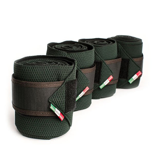 AA Platinum Fleece Bandages - Hunter Green - The Tack Shoppe
