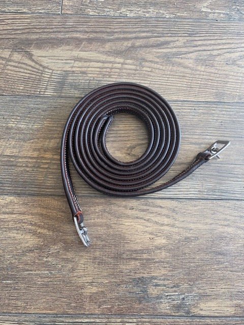 Antares Stirrup Leathers Calf and Nylon Brown - The Tack Shoppe