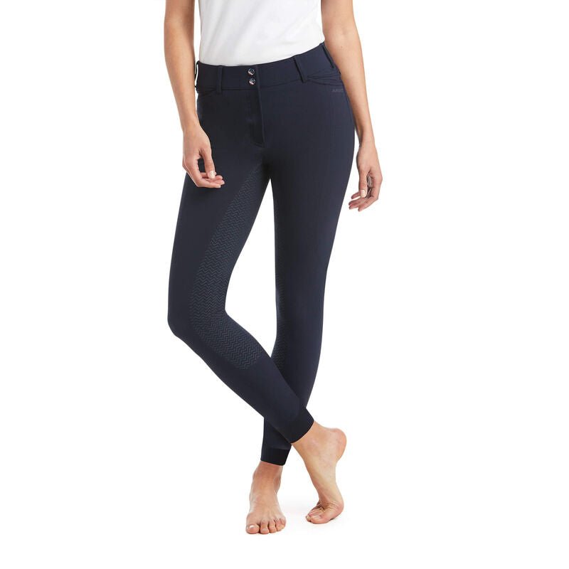 Ariat Women's Prelude Full Seat Breeches - Navy - The Tack Shoppe