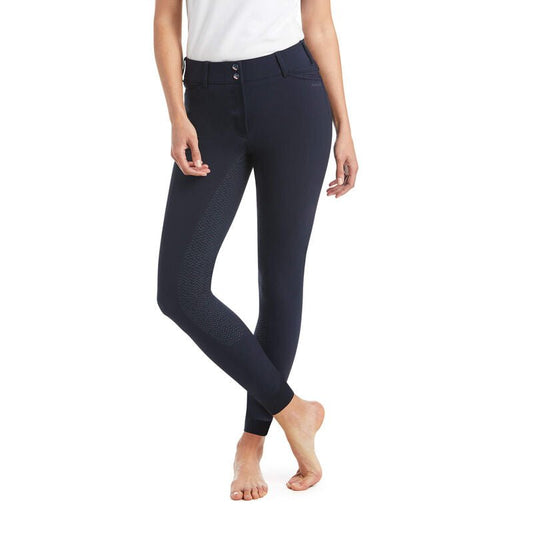 Ariat Women's Prelude Full Seat Breeches - Navy - The Tack Shoppe