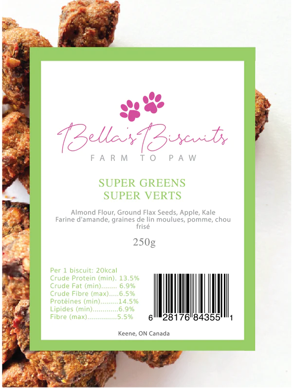 Bella's Biscuits - Super Greens
