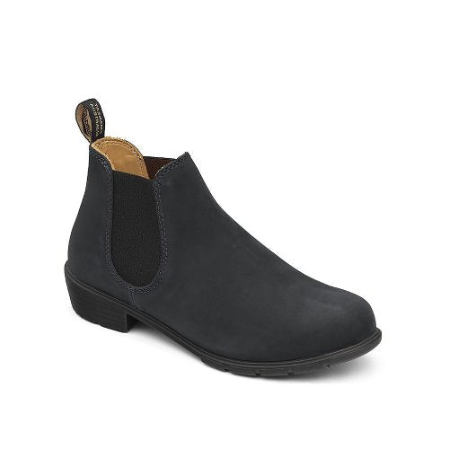 Blundstone 1977 - Women's Series Low Heel Black Nubuck - The Tack Shoppe