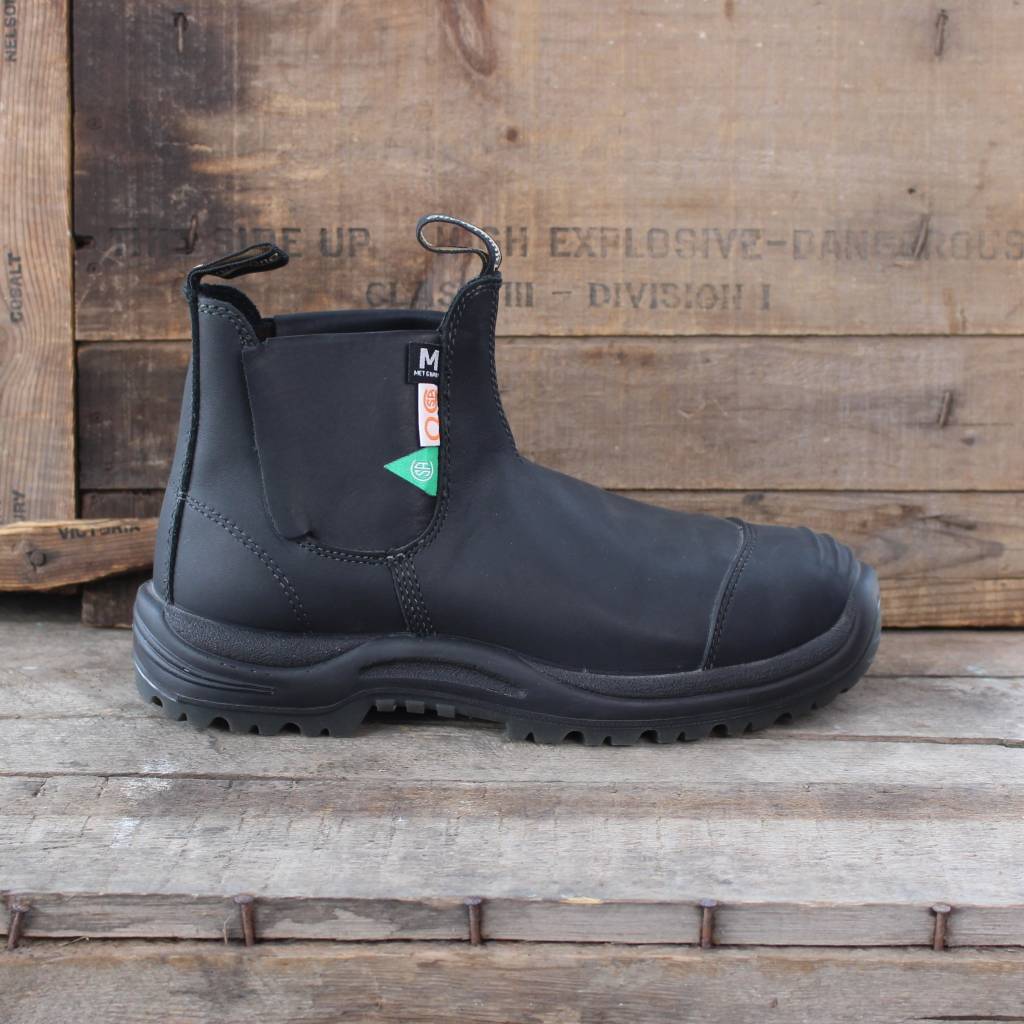 Blundstone 165 - Black Greenpatch Met Guard Safety Boot