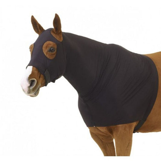 Canadian Horsewear Stretch Full Zip Hood - Black - The Tack Shoppe