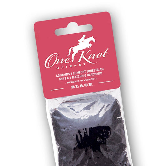 CANPRO One Knot Hairnet - Black - The Tack Shoppe