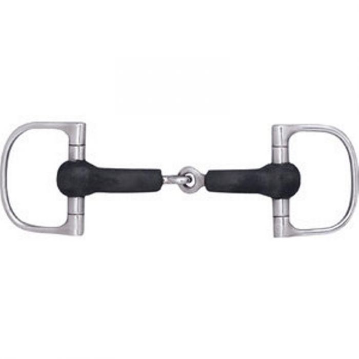 Centaur D - Ring Rubber Snaffle - The Tack Shoppe