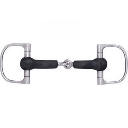 Centaur D - Ring Rubber Snaffle - The Tack Shoppe