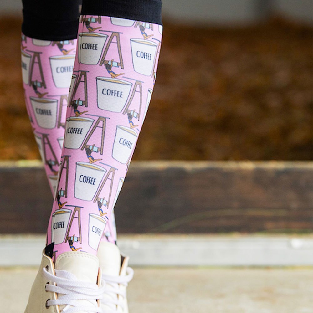 Dreamer & Schemer "Wake Up!" Boot Sock - Pair and Spare Collection - The Tack Shoppe