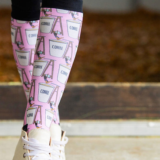 Dreamer & Schemer "Wake Up!" Boot Sock - Pair and Spare Collection - The Tack Shoppe