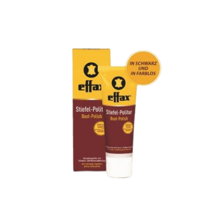 Effax Colourless Boot Polish - 75ml - The Tack Shoppe