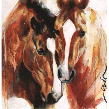 ELISE GENEST GREETING CARD, ALL WE NEED IS LOVE - The Tack Shoppe