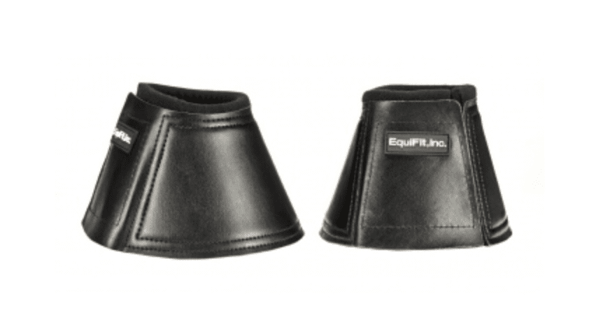 Equifit Essential Bell Boots with Fleece Rolled Top - The Tack Shoppe
