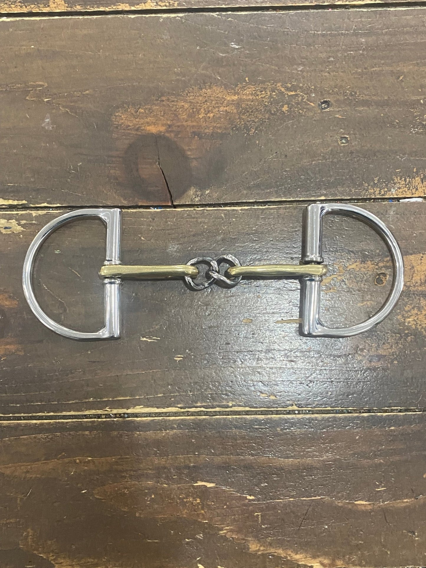 Equine Services Dee Ring Puzzle Bit - Pony - The Tack Shoppe