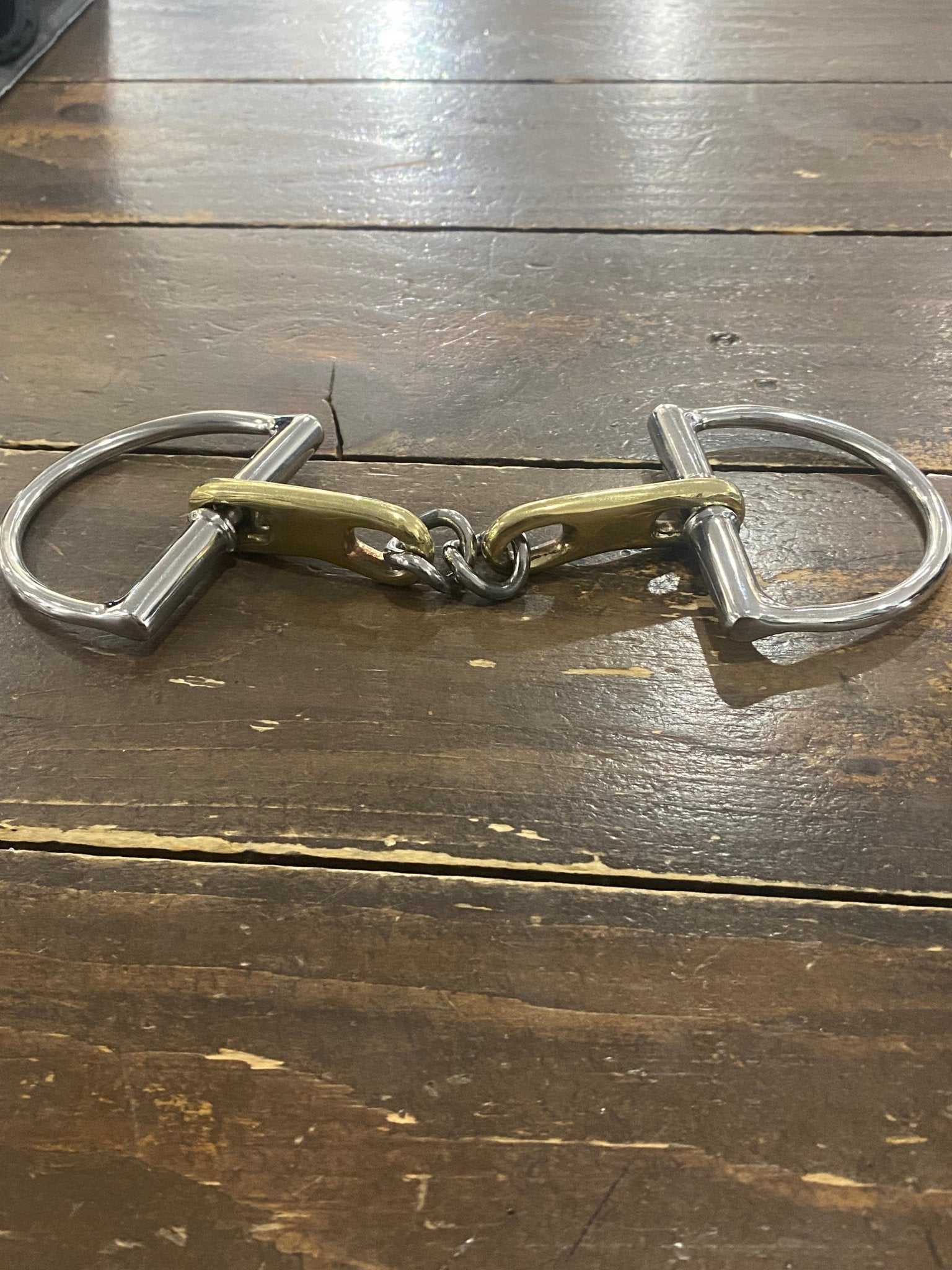 Equine Services Dee Ring Puzzle Bit - Pony - The Tack Shoppe