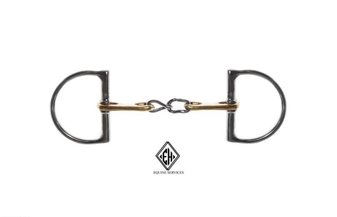 Equine Services Dee Ring Puzzle Bit - Pony - The Tack Shoppe