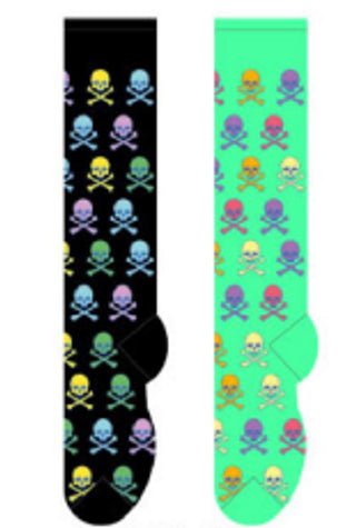 Foozy's Knee High Socks - Skull & Crossbones - The Tack Shoppe