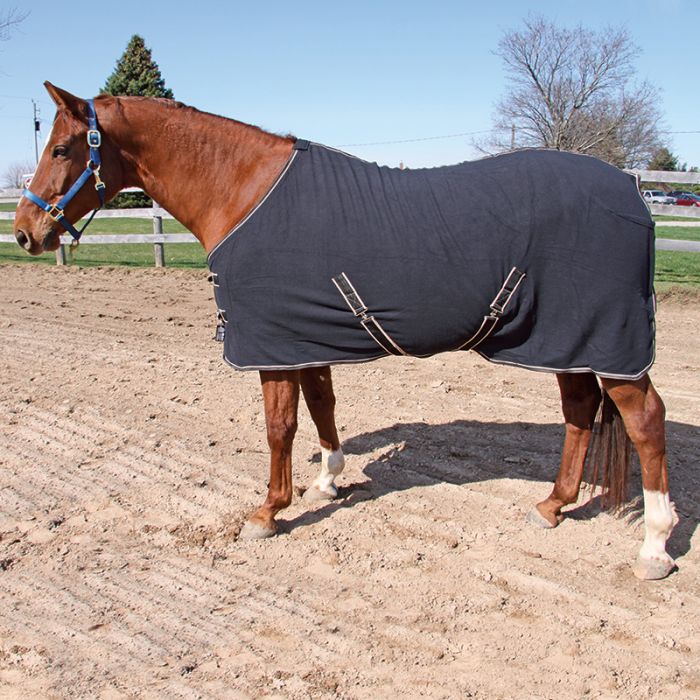 Ger - Ryan Black Polar Fleece Sheet - The Tack Shoppe