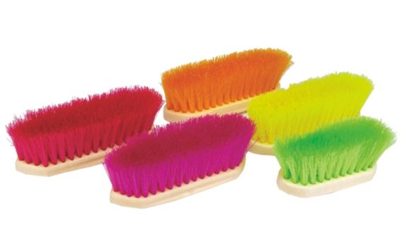 Gerryan 8" Neon Dandy Brush with Crinkle Bristles - The Tack Shoppe