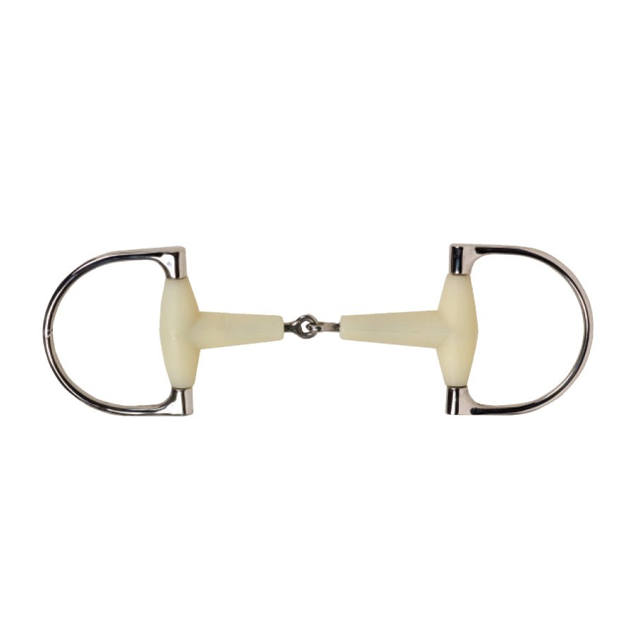Happy Mouth Round 'D' Racing Bit with Single Joint - The Tack Shoppe