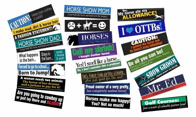 Horse Hollow Press Bumper Stickers