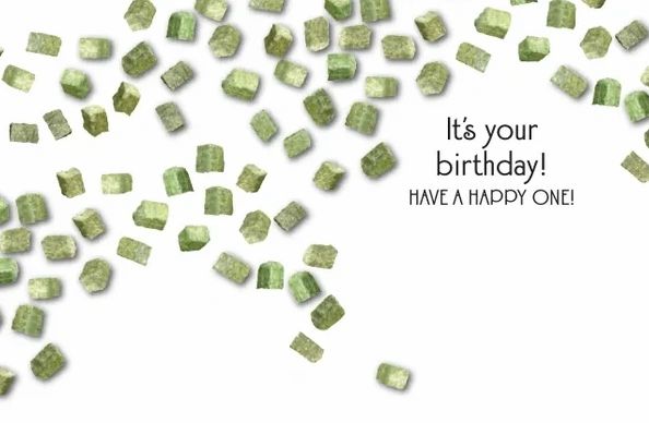 Horse Hollow Press Birthday Card - Holy Hay Cubes