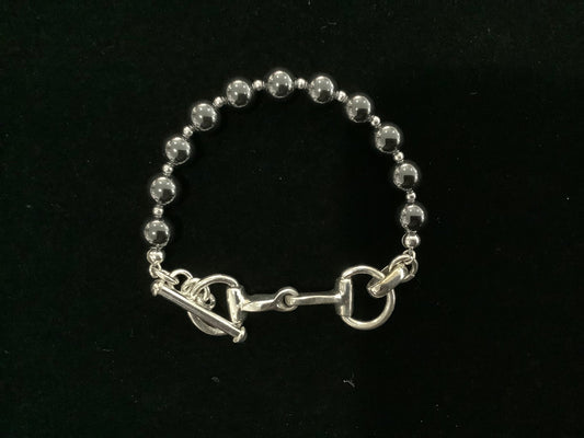 Horsefeathers Hematite Bracelet - The Tack Shoppe