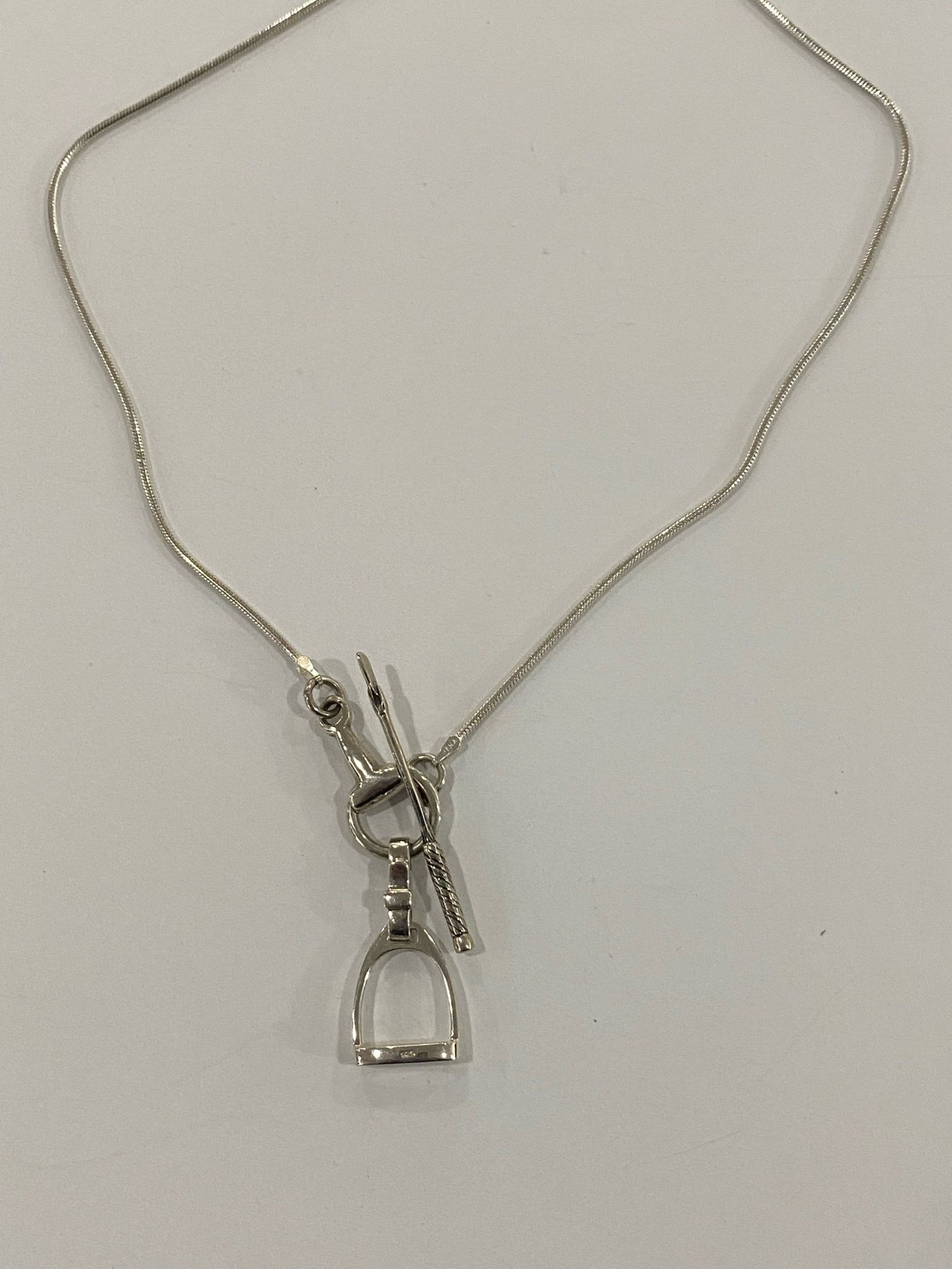 Horsefeathers Snake Chain Stirrup, Bit & Crop Necklaces - The Tack Shoppe