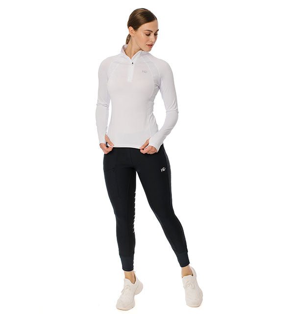 Horseware Aveen Technical Long Sleeve Top - White - The Tack Shoppe