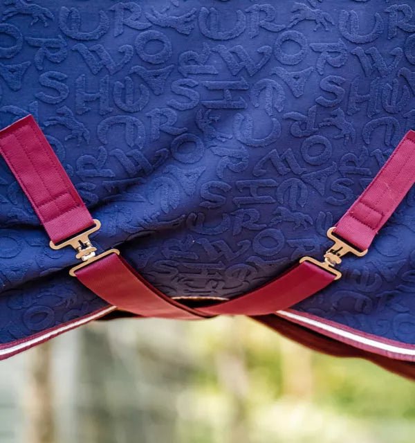 Horseware Embossed Cozy Neck Cooler - Navy - The Tack Shoppe