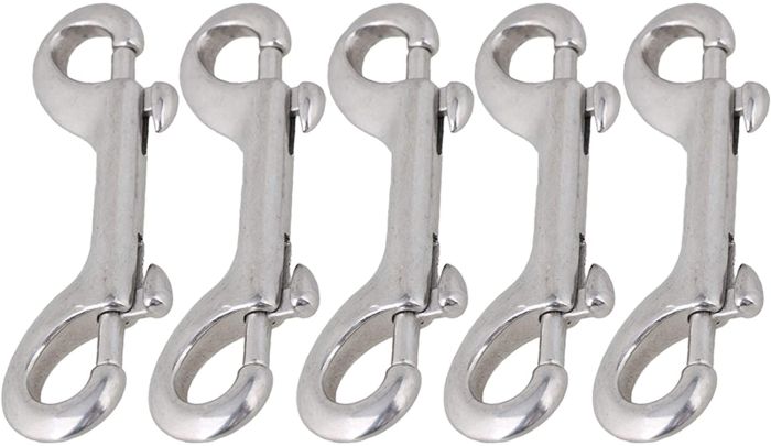 Ger-Ryan Nickle Plated Double Ended Snap - 4.5"
