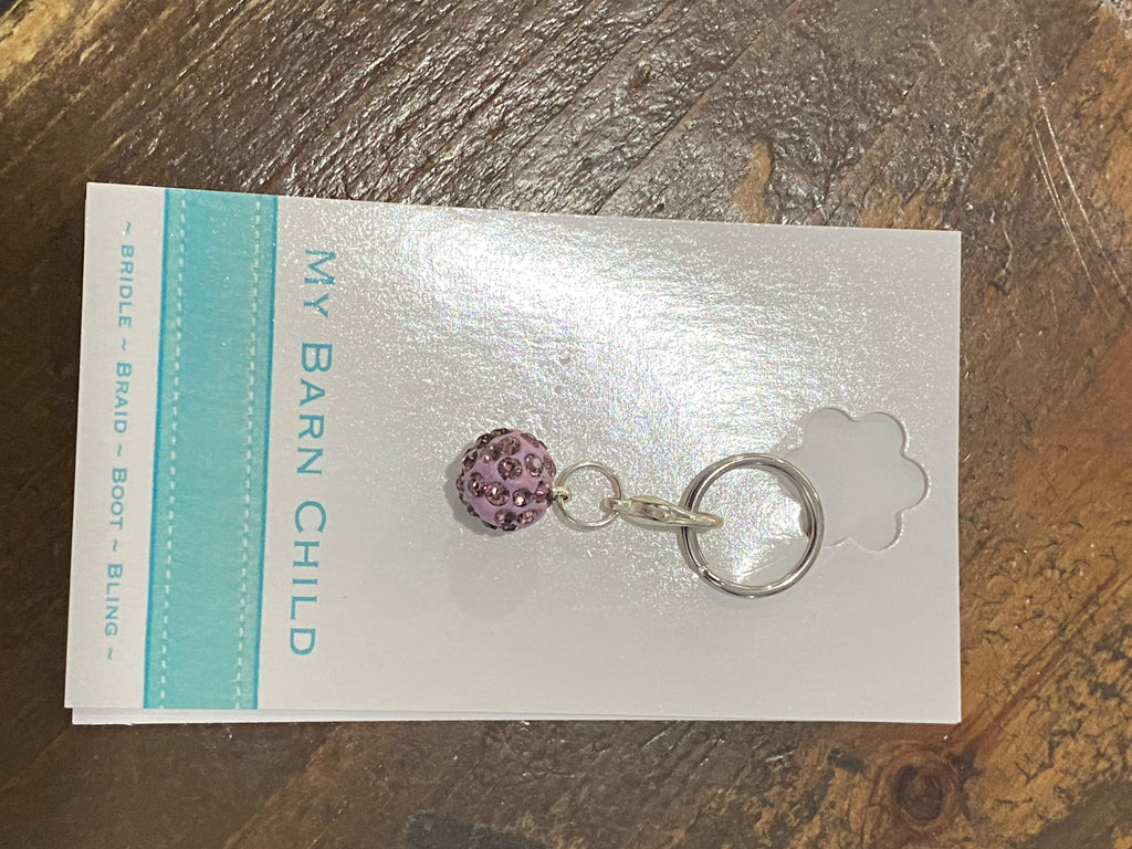 My Barn Child Bridle Charm: Match Your Pony - Dusty Rose