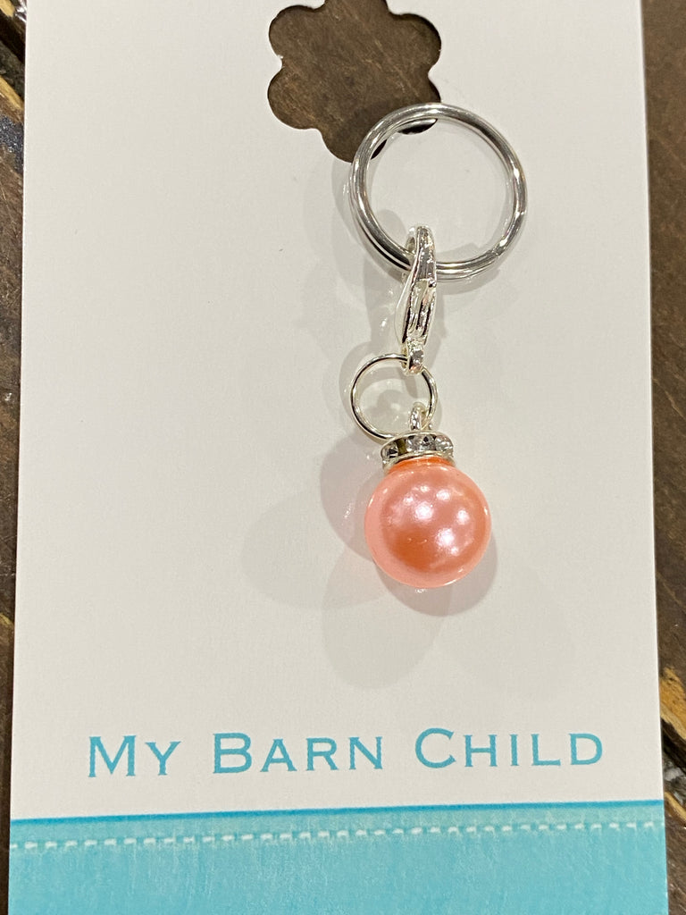 My Barn Child Bridle Charm: Pearl Bling ~ Pink