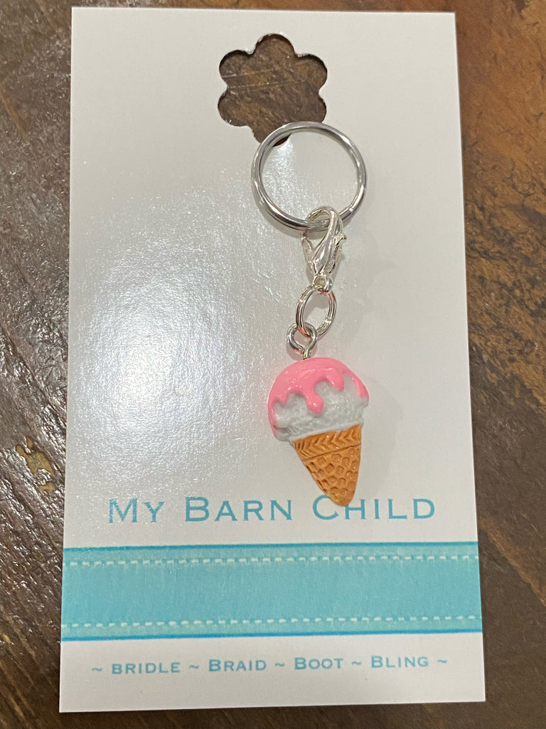 My Barn Child Bridle Charm: Ice Cream Cone