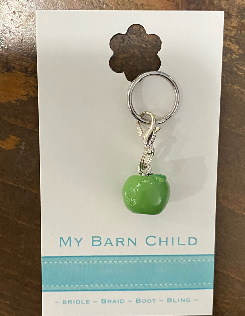 My Barn Child Bridle Charm: Green Apple