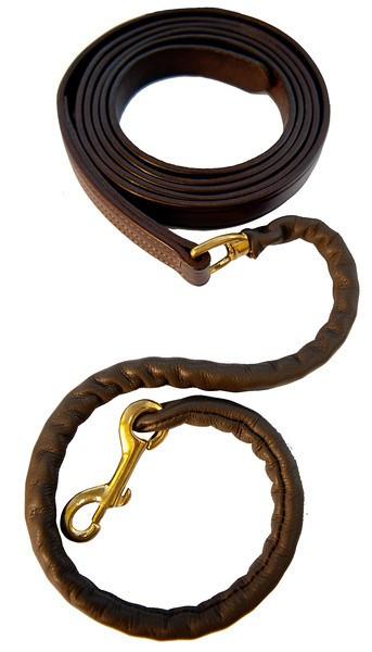 Walsh Leather Covered Chain Lead