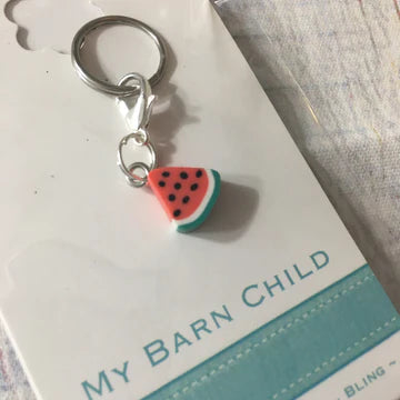 My Barn Child Bridle Charm: Petite Watermelon