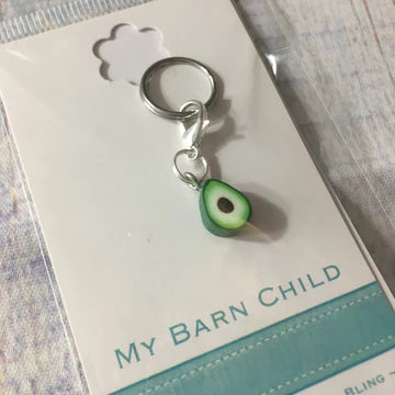 My Barn Child Bridle Charm: Petite Avocado
