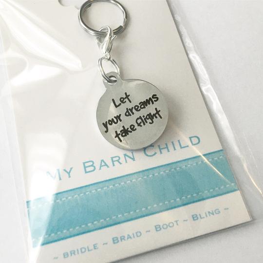 My Barn Child Bridle Charm: Inspirational ~ Let Your Dreams Take Flight