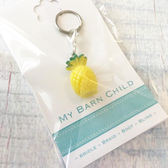 My Barn Child Bridle Charm: Yellow Pineapple