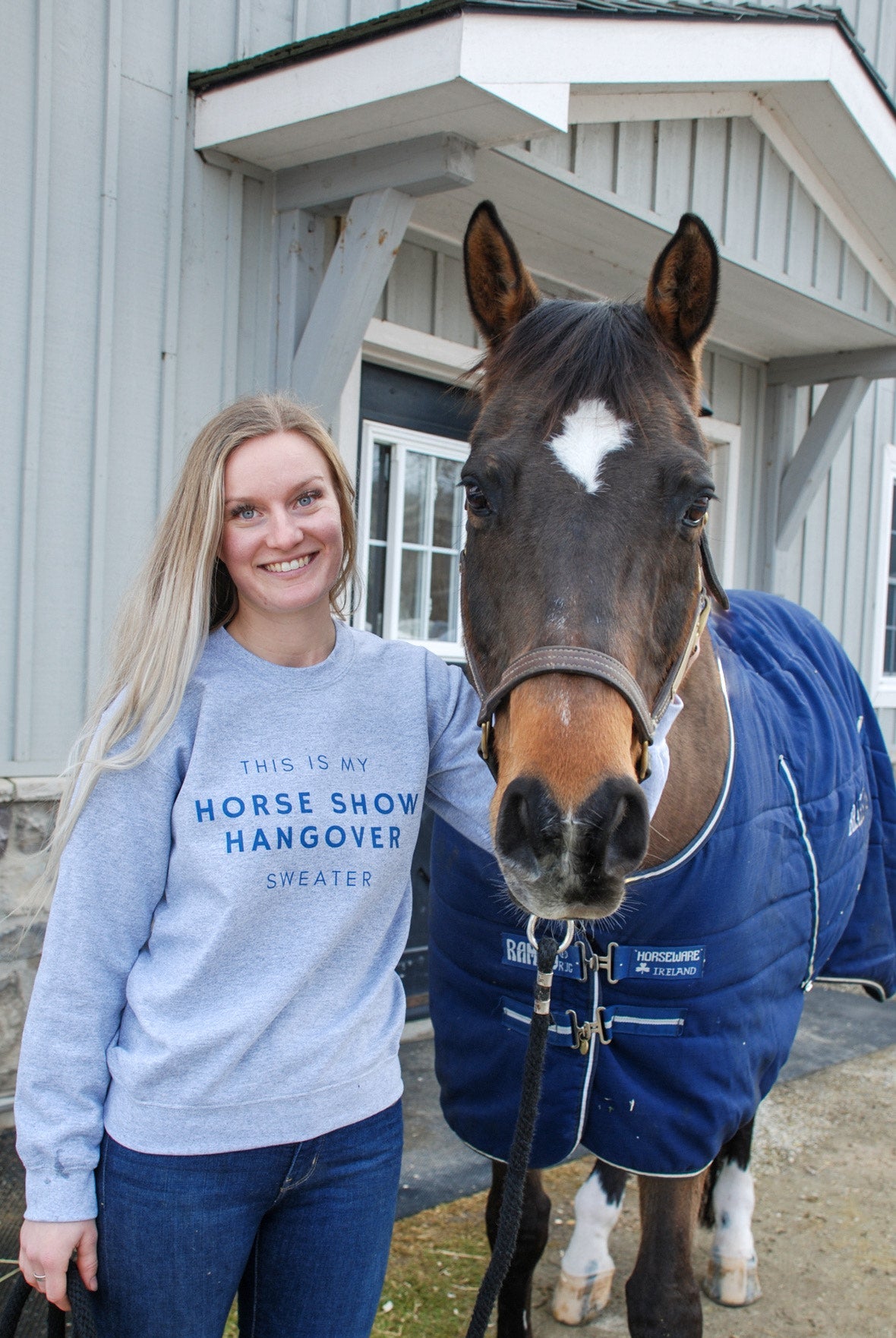 Laced Reins EQ - Horse Show Hangover Sweater - The Tack Shoppe