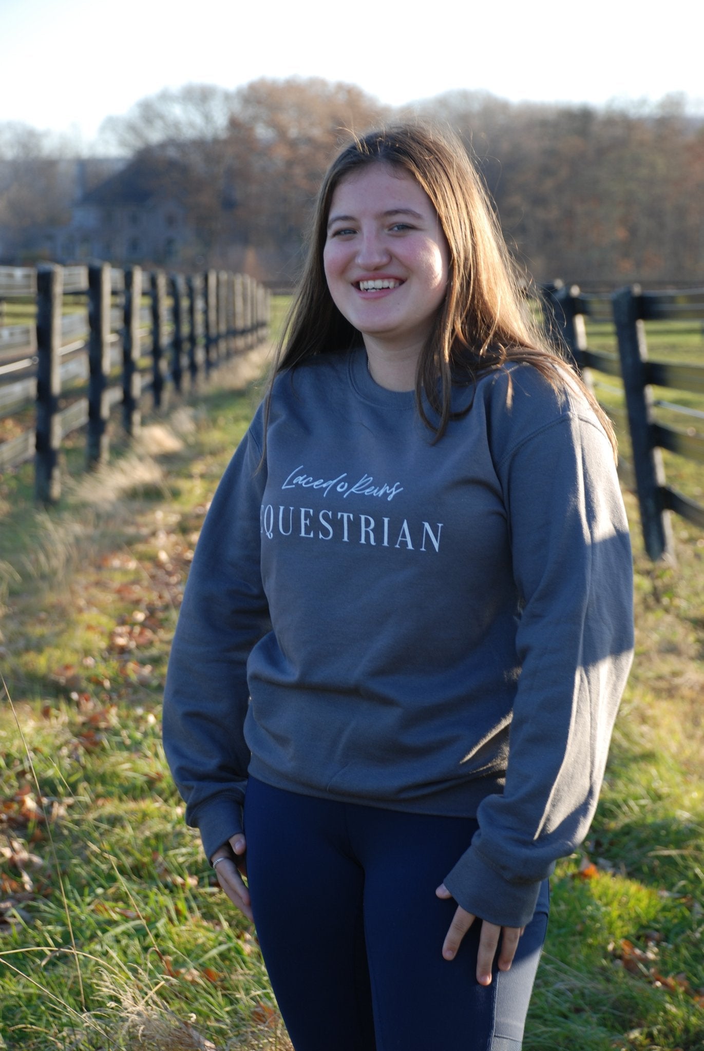 Laced Reins EQ - Signature Crewneck - The Tack Shoppe