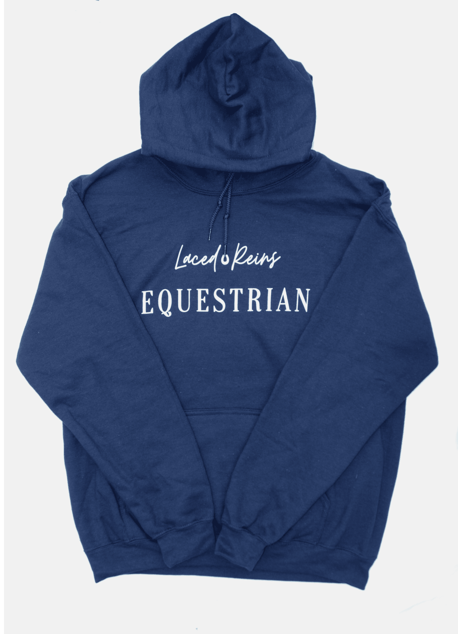 Laced Reins EQ Signature Hoodie - Navy - The Tack Shoppe