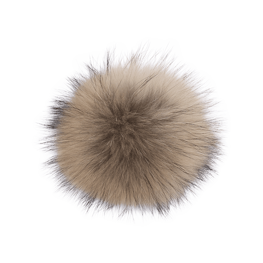 Lindo F Extra Large Raccoon Fur Pom - The Tack Shoppe