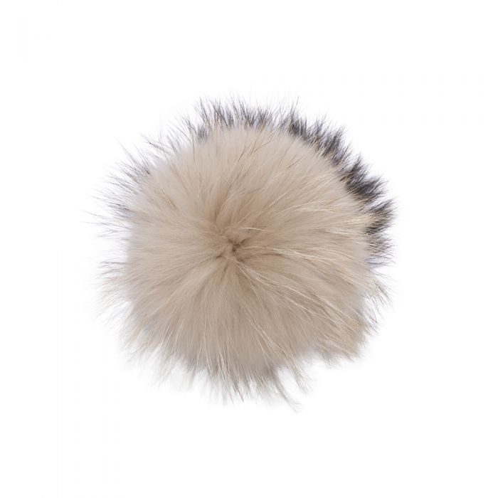 Lindo F Large Raccoon Fur Poms - The Tack Shoppe