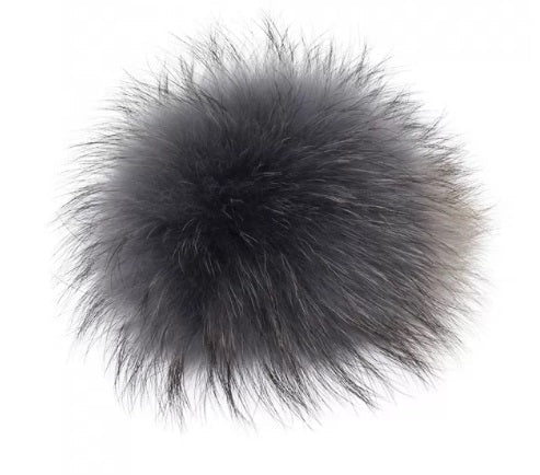Lindo F Large Raccoon Fur Poms - The Tack Shoppe