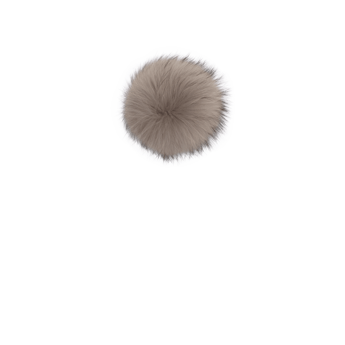 Lindo F Large Raccoon Fur Poms - The Tack Shoppe