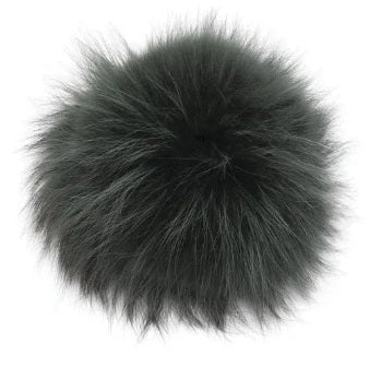 Lindo F Large Raccoon Fur Poms - The Tack Shoppe