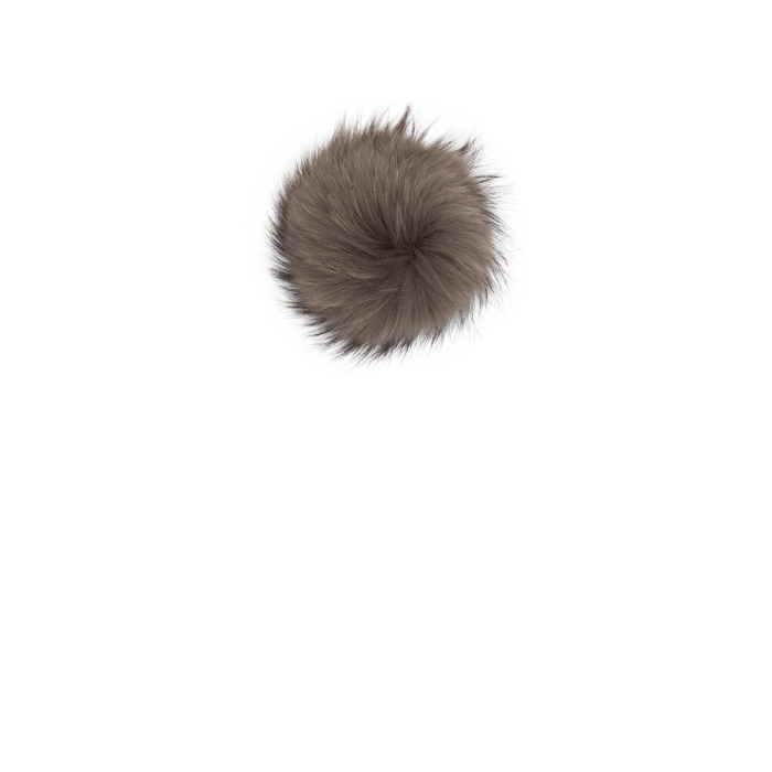 Lindo F Large Raccoon Fur Poms - The Tack Shoppe